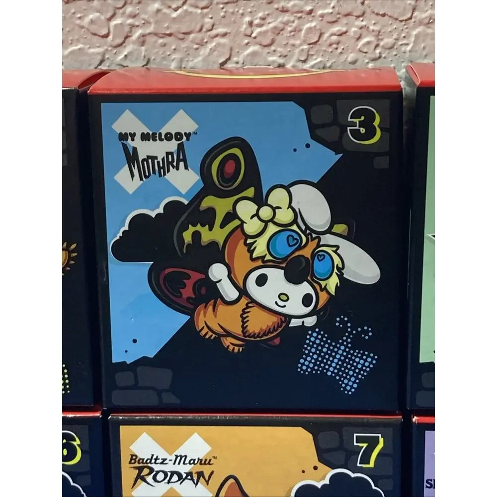 NEW Hello Kitty 2026 Godzilla Set of 8 McDonald Happy Meal Figure COMPLETE Box